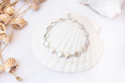 Essence bracelet on a seashell