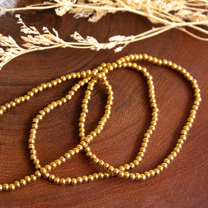 Golden Bead Bracelets