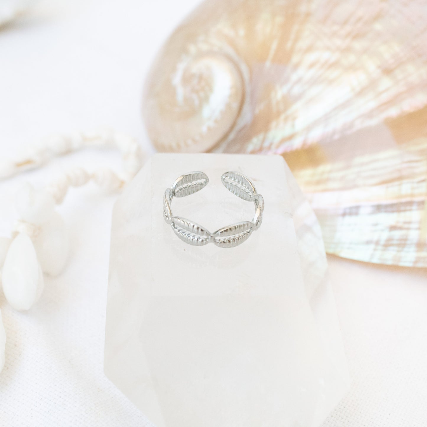 Cowrie Shell Ring